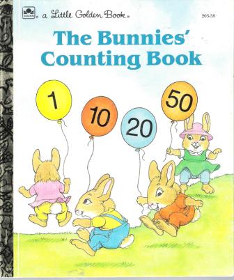 The Bunnies\' Counting Book #203-58 : Little Golden Book HC LGB